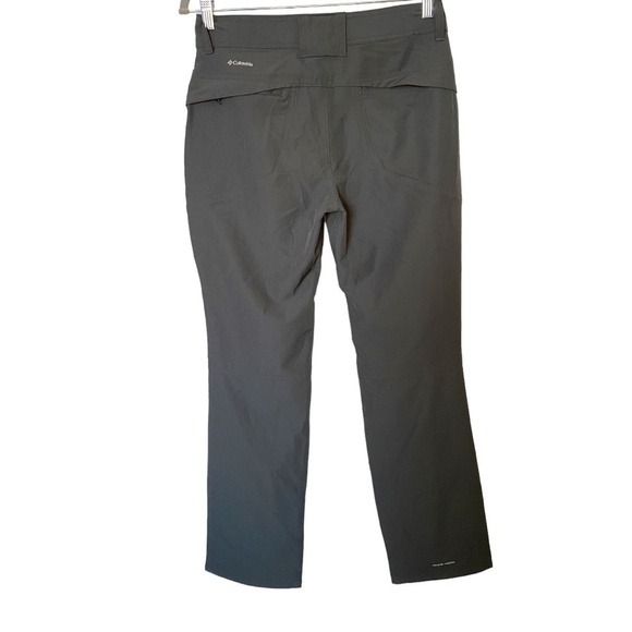 LADIES Columbia Omni-Shade Sun Protection Pants, 8, Gray - Picture 2 of 7